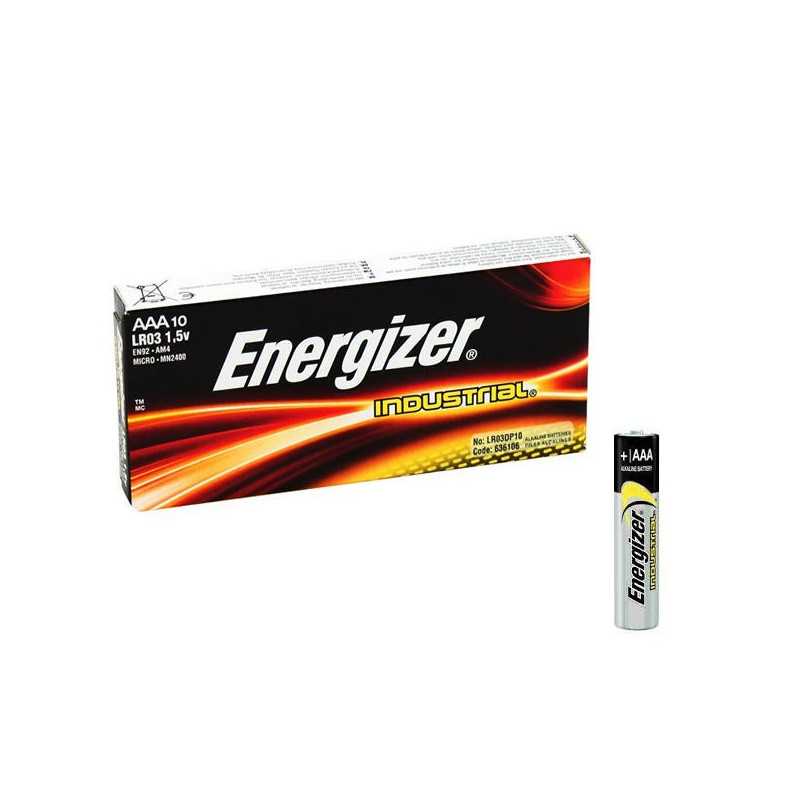 Baterie AAA - Industrial pack - 10 ks